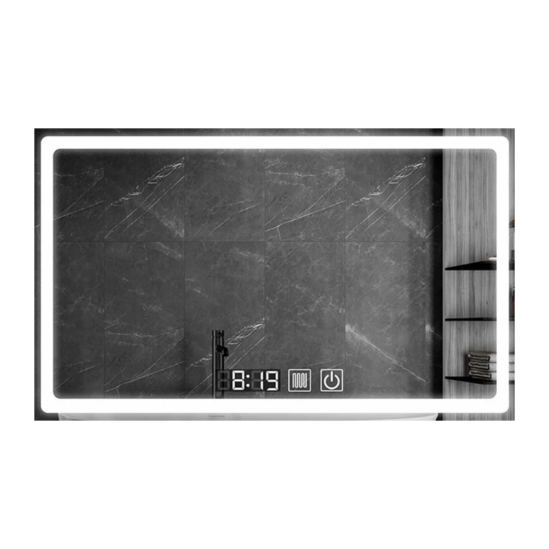Tempered Glass Irregular Bathroom Mirror